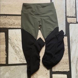 Alo yoga High-waist goddess leggings olive black M